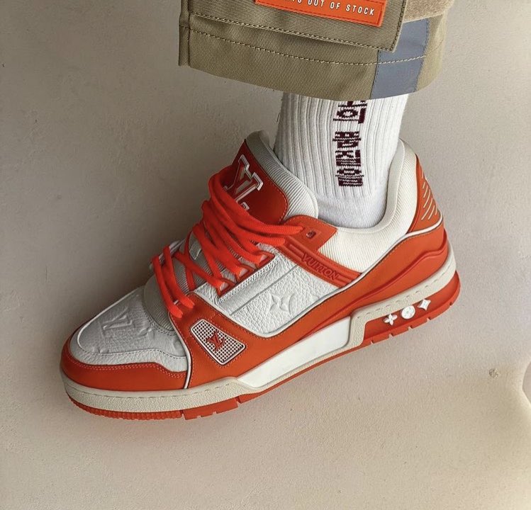 A+ 2023 Louis Vuitton Red Signature Trainer (1ABFBG) Real vs Fake by QCXC +  Some Quick Thoughts - ¥520 + 16 : r/AutonomousReps