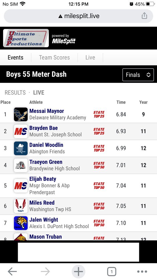 AFS Athletics (@afs_roos) on Twitter photo Daniel Woodlin of <a href="/AFS_Running/">AFS š¦ XC/TF</a> sets new school record & is top-25 in PA with his 6.99 in 55m dash at <a href="/ucathletics/">Ursinus Athletics</a> Collegeville Invitational today. Way to go, Daniel! <a href="/AbingtonFriends/">Abington Friends</a> #GoRoos Daniel Woodlin of <a href="/AFS_Running/">AFS š¦ XC/TF</a> sets new school record & is top-25 in PA with his 6.99 in 55m dash at <a href="/ucathletics/">Ursinus Athletics</a> Collegeville Invitational today. Way to go, Daniel! <a href="/AbingtonFriends/">Abington Friends</a> #GoRoos