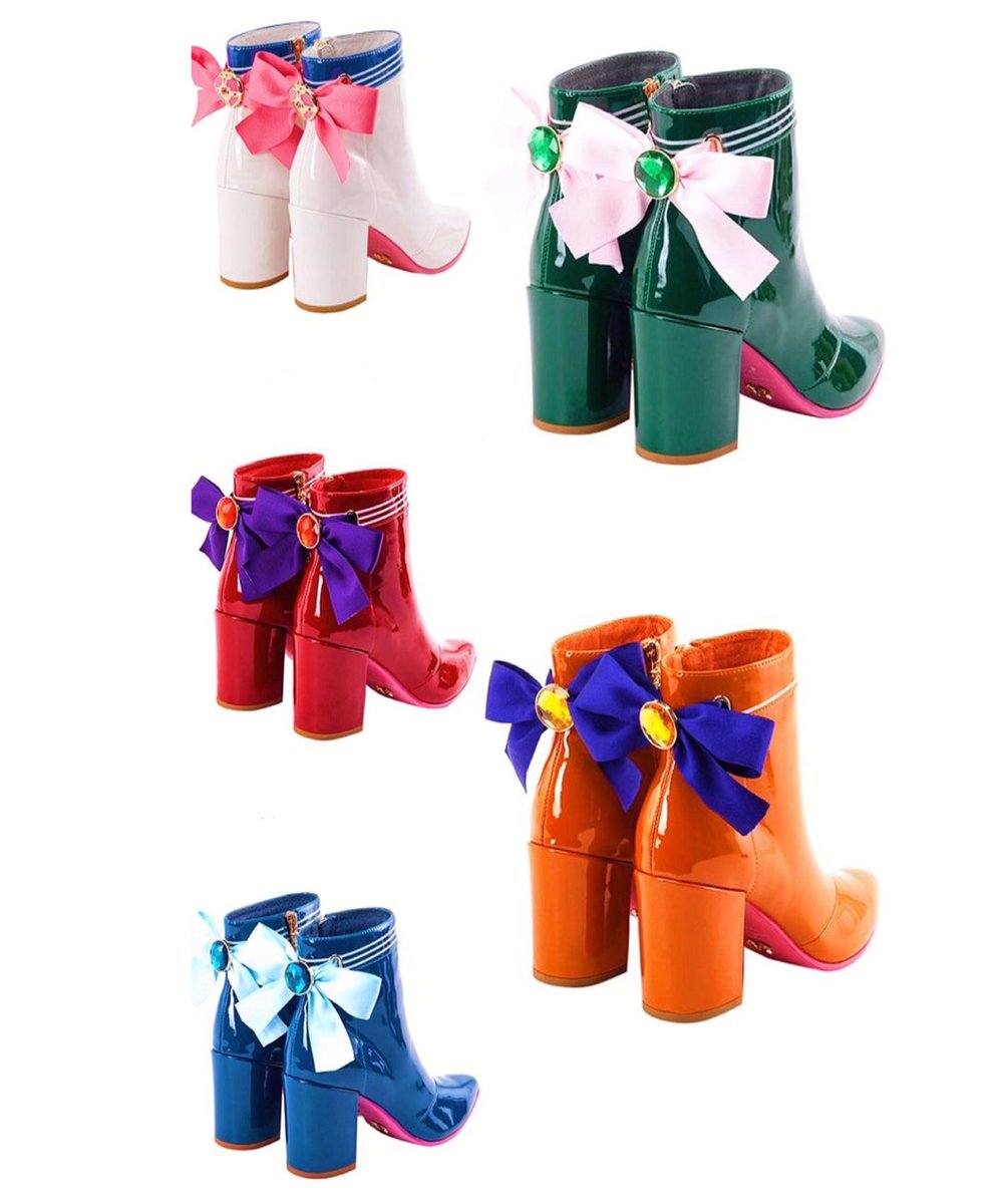 heartclue's tweet photo. sailor moon ankle heel boots https://t.co/WthcPS6GHb