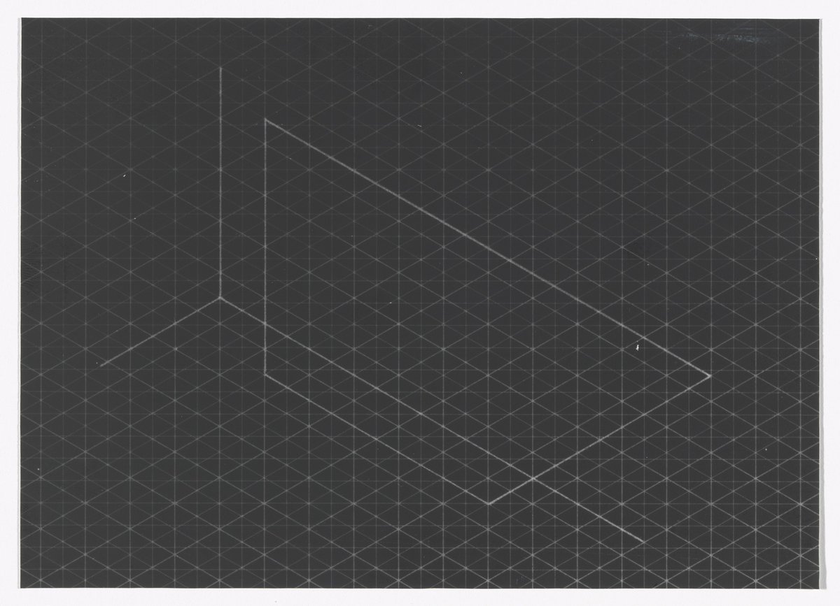moma_drawings's tweet photo. Fred Sandback, Untitled from Series of Twenty-two Photostats, 1982 https://t.co/Q5i1MBn0tI #museumarchive #fredsandback https://t.co/kstLuCFXRg