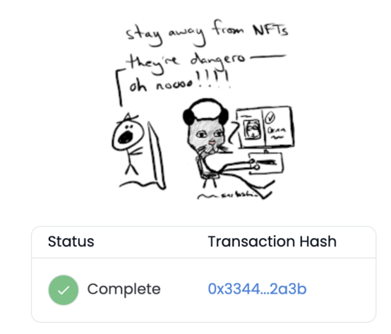 dadmfers's tweet photo. DAD MFER DAO
1. PURCHASED Mfer Gutter 1/1 for all dadmfers holders, past and future via $DAD token
 2. 1.7 (10%) ETH sent to @sartoshi_nft as promised, @sartoshi_nft would be a great honor to have you support the community and own some dadmfers! We all appreciate you and #mfers https://t.co/l5auGjIfUU