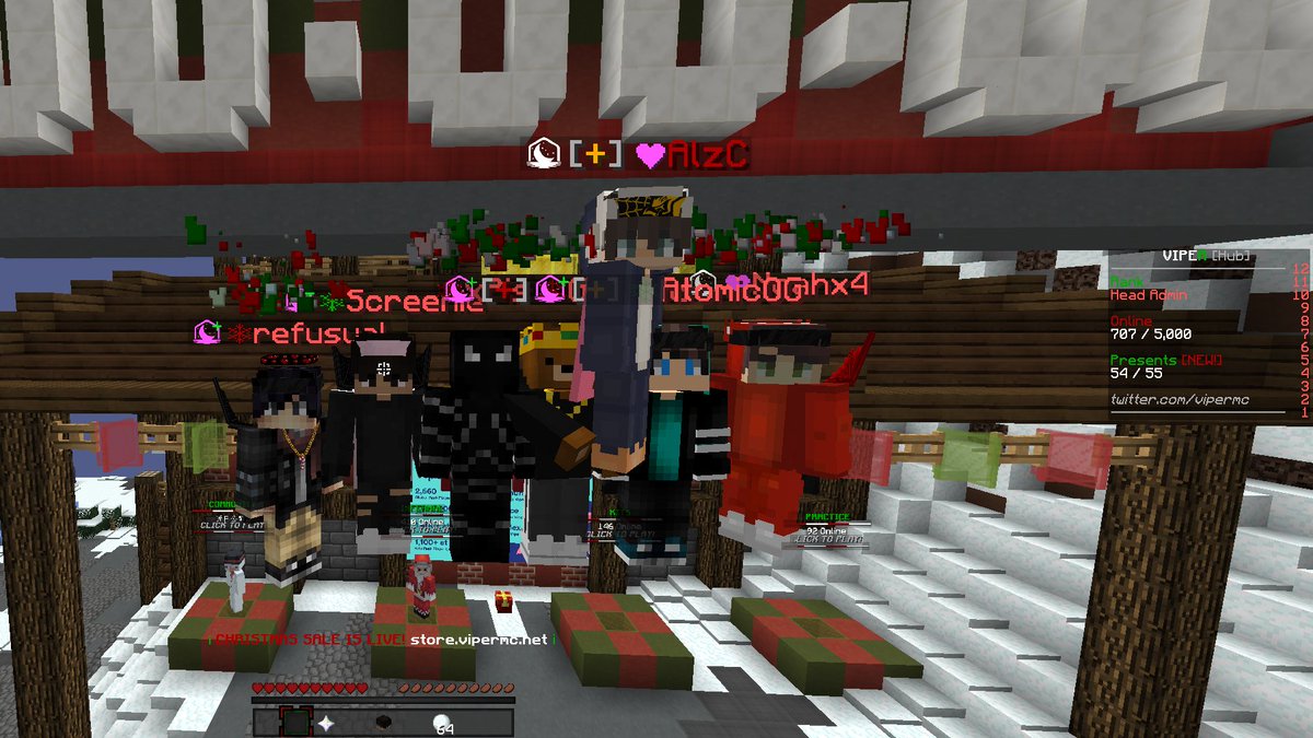 ScreenieMC's tweet image. Promoted to Head-Admin @ViperMC 

Starting 2022 off right, s/o the gang.🤞💚🐍