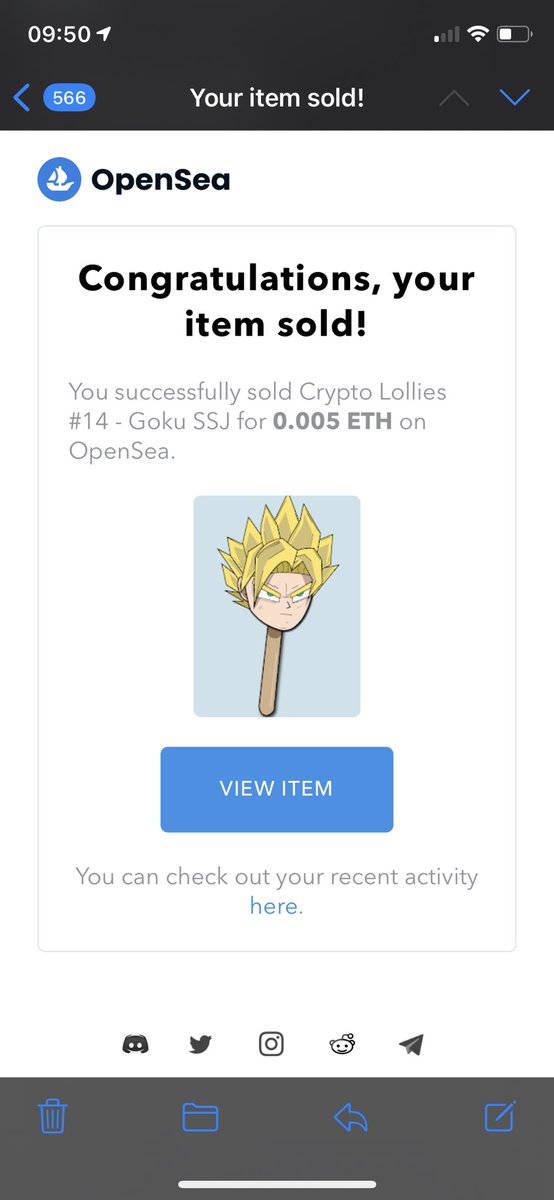 CryptoLollies's tweet photo. Goku has his new owner thanks to the buyer for investing in our collection. We have our road map nearly ready for release to you guys which will benefit the owners of our NFTs more coming soon! #nftsale #nftsold #nft #nfts #opensea #opensaenft #openseasale #cryptolollies https://t.co/DKFtodEVUS