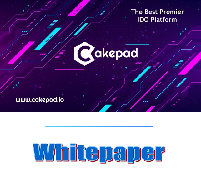 CakePad's tweet photo. https://t.co/NtktToYIbT

We Just published CakePad whitepaper.

@CakePad #cakepad #launchpad https://t.co/DdZk9NKHXW
