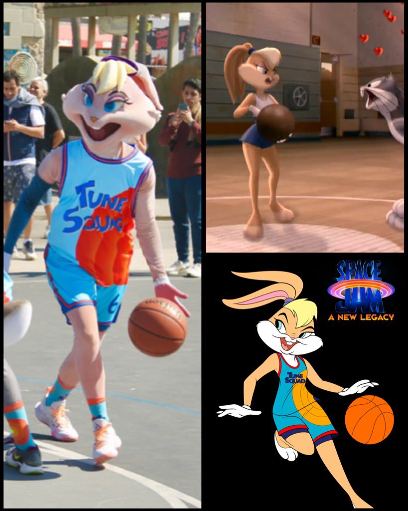 Bugs Bunny/Daffy Duck 2v2 Basketball at Venice Beach [Space Jam IRL] 