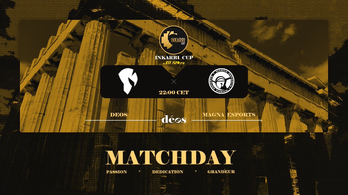 🏛️ Ready for Battle 🏛️
🏆 <a href="/Inkarri_Cup/">Inkarri Cup - All Stars</a>
🆚 <a href="/MagnaEsport/">MAGNA ESPORTS</a> 
Players 🥷
~ <a href="/raphouuuu__/">Raphou</a>
~ <a href="/Hadimegahit/">- Hadi</a>
~ <a href="/Alireza_cr10/">Xtreme_cr</a>
~ <a href="/abdulelahCR/">Abdùlelah</a>
~ @Hsn_Hbib_CR
~ @mohamadparsa_CR
~ <a href="/XHUNTERCR/">XHUNTER</a> 

#GoDêos