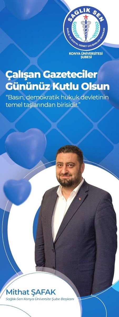 Tüm basın mensuplarının gününü en içten dileklerimle kutlarım...