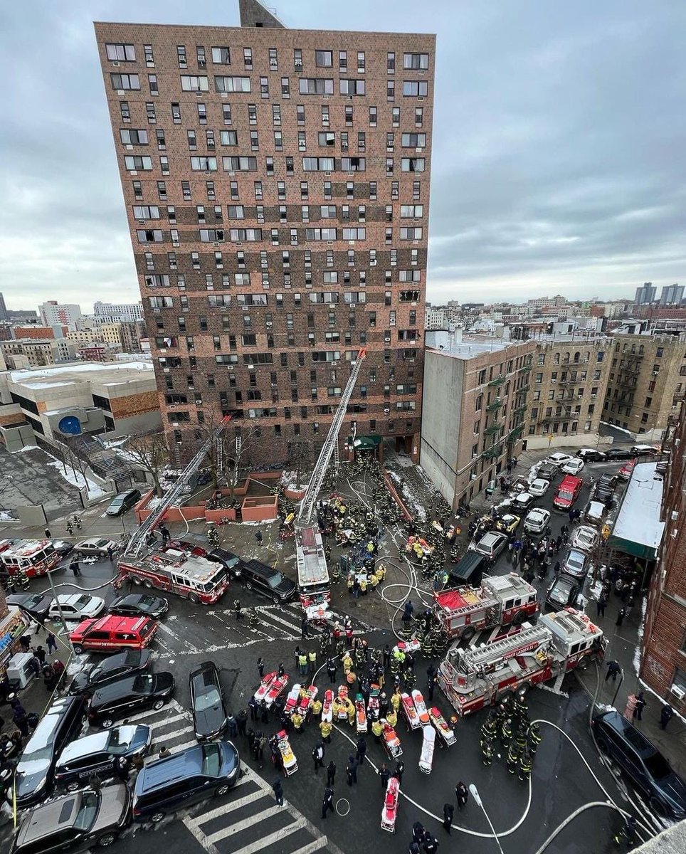 JackKaplanNY's tweet photo. The pictures coming out from the fire at 333 East 181 street, remind us all why they’re called “NYC Bravest” https://t.co/mv1Eq7QZnV