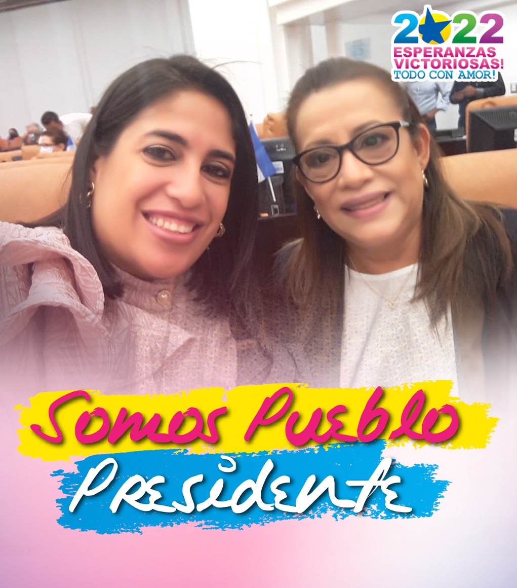 La Asamblea Nacional para el pueblo, representada por mujeres Valientes #SomosPuebloPresidente #Nicaragua #9Enero