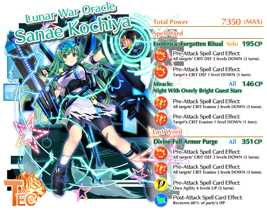 sanae kochiya spell cards