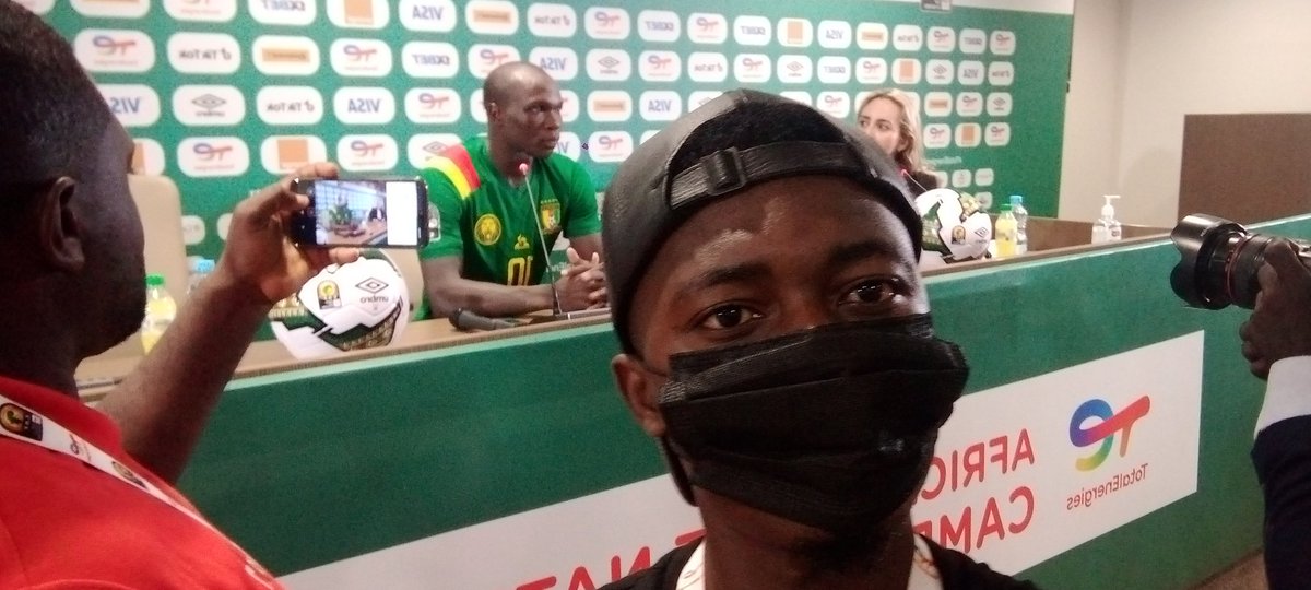 sidiklombardi's tweet photo. #ACTU_CAN
ABOUBAKAR VINCENT, homme du Match #CMRBFA 
#TeamCameroon 
#AFCON2021 
#TotalEnergiesAFCON2021 
#CAN2021 https://t.co/yMn9zYUXbS