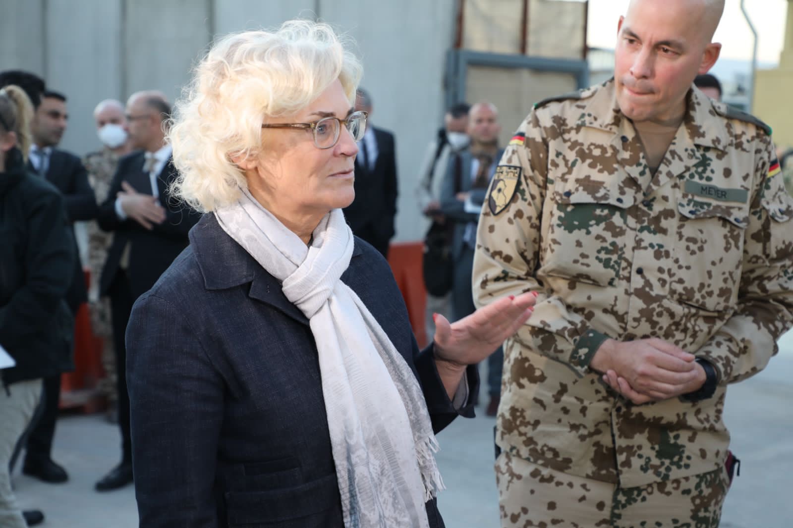 وزيرة الدفاع الألمانية، كريستينا لامبريشت،
