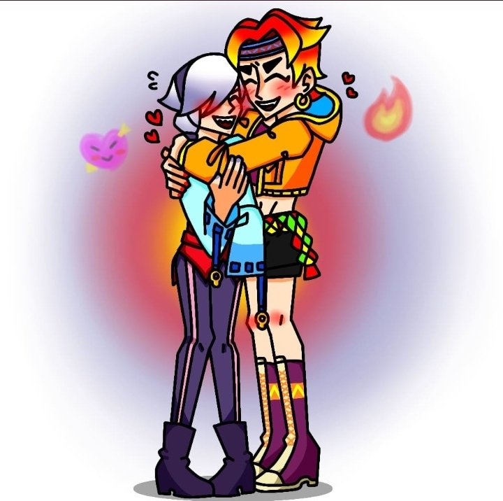 EnvyJealousy2's tweet photo. Me gusta mucho el braulio estrellas y soy amantes de éstos tres ships (créditos a los artistas) 
💛Jessie x Penny💙
🧡Amber x Colette💙
❤️Max x Bibi❤️
#BrawlStars #maxxbibi #jessiexpenny #amberxcolette https://t.co/FQeVqa6lgM