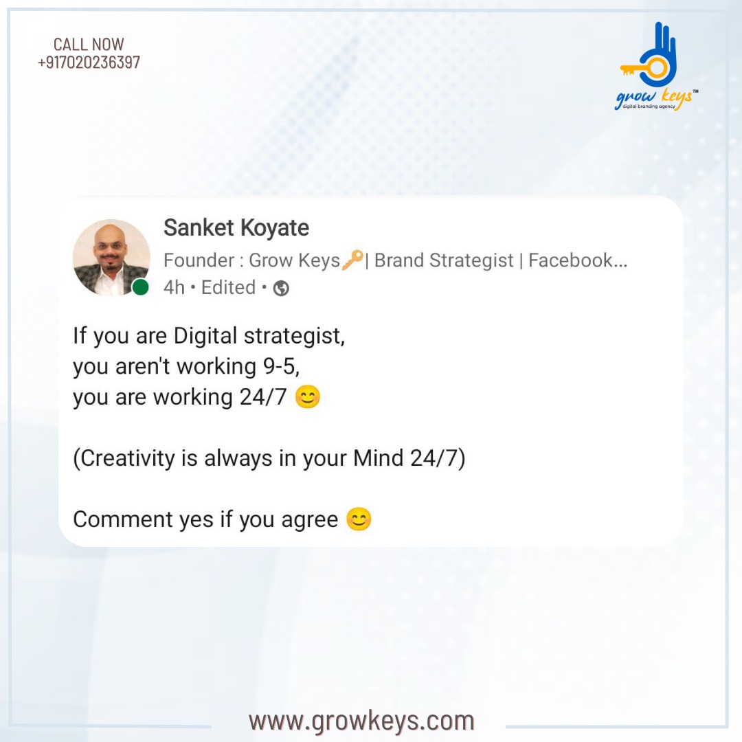koyatesanket's tweet photo. Agree ?

#DigitalMarketing #DigitalMarketing #DigitalIndia #creativity https://t.co/jCm9bFmNuk