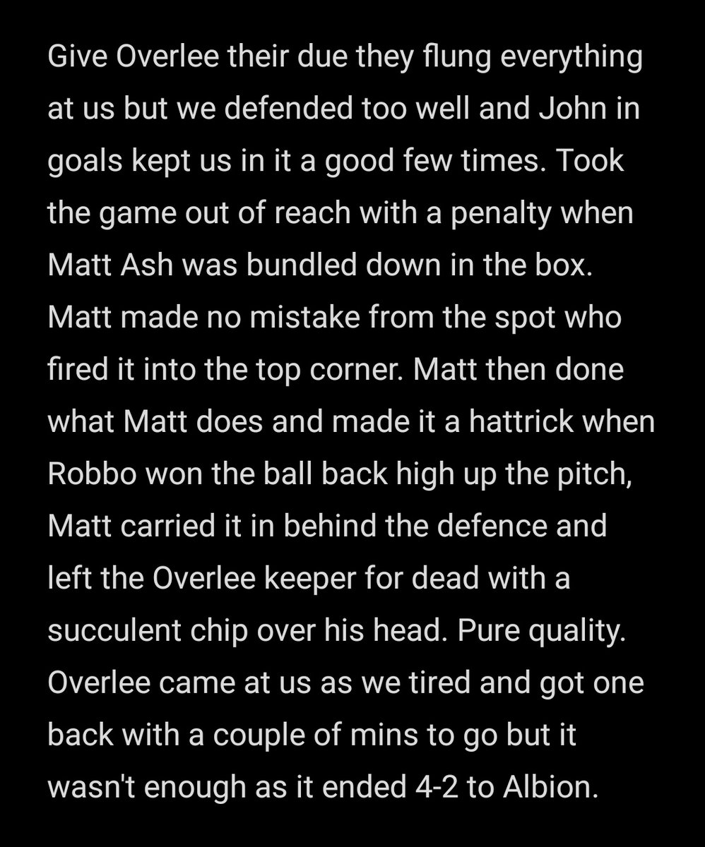 EkAlbion's tweet photo. Full Time Result:

Overlee Colts 2-4 EK ALBION 

⚽⚽⚽ @mattashelby
⚽ @ryankelly789

⭐ @ryankelly789 ⭐ https://t.co/fP7w2s4fpO