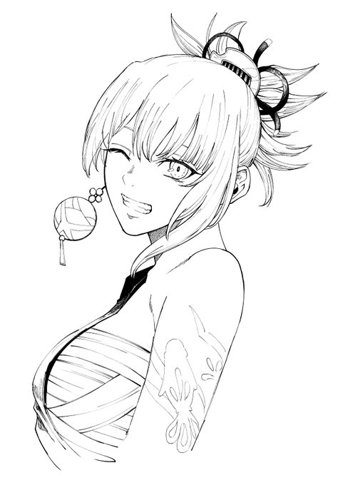 練習がてら描いてた宵宮 