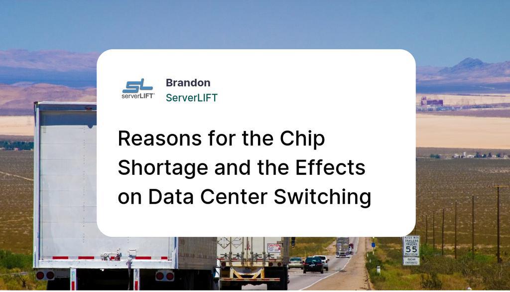 ServerLIFT's tweet image. The global chip shortage has affected almost every industry and consumer of electronic products. Next up on the chopping block: data center switches. Read on for details.

Read more 👉 lttr.ai/qw6e

#datacenters #datacenterswitching #chipshortage #microchipshortage