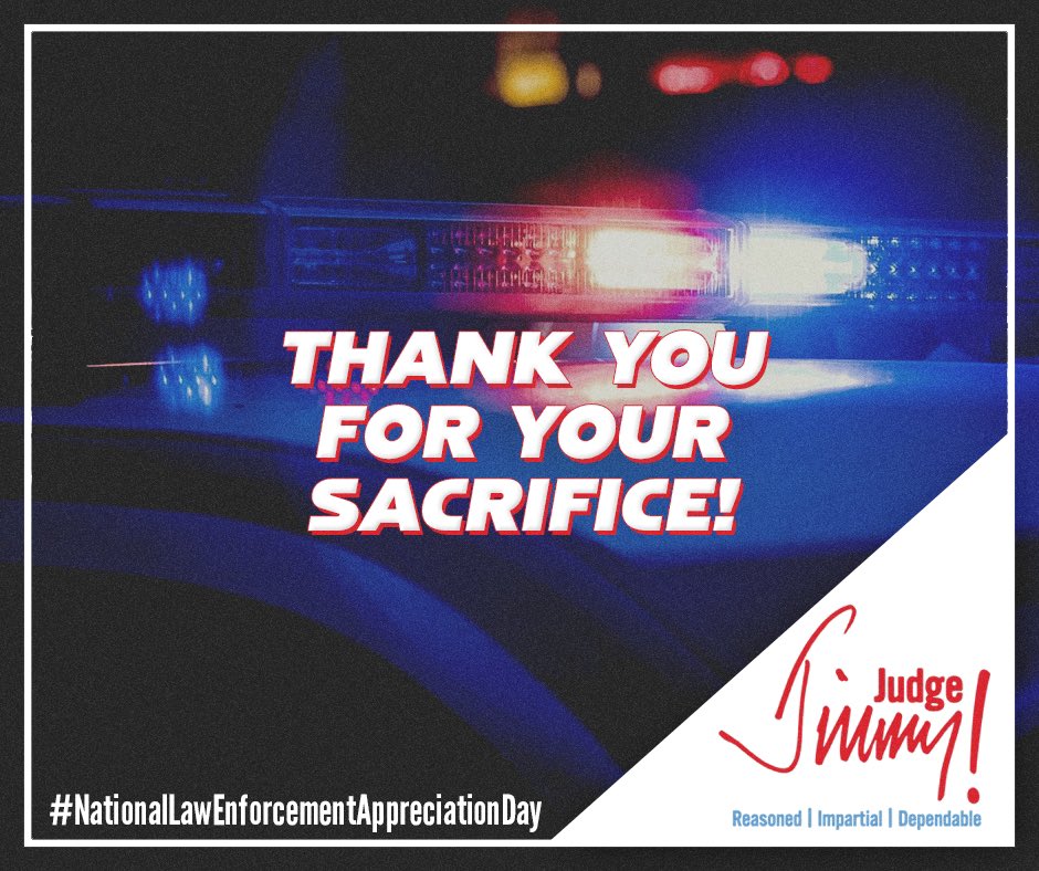 JudgeJimmyLea's tweet photo. Today is #LawEnforcementAppreciationDay. Thank you to those who protect &amp; serve Wilson County! https://t.co/Ewi97ksdaN