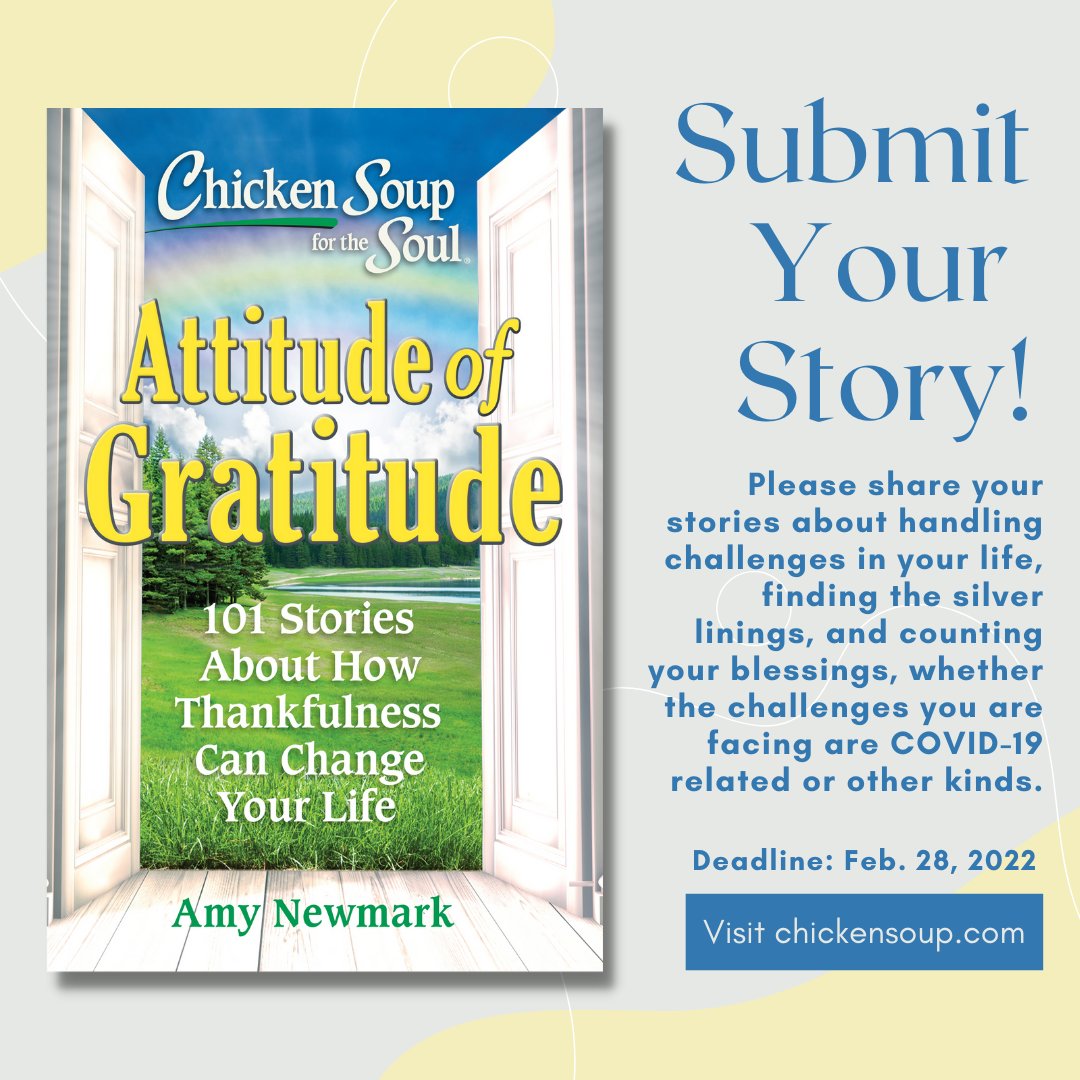 With today’s worries about contracting disease, joblessness, and rampant divisiveness we thought it was time to revisit the topic of gratitude. If you have a story you’d like to share, visit our website for submission details and guidelines: bit.ly/1pnAxQx