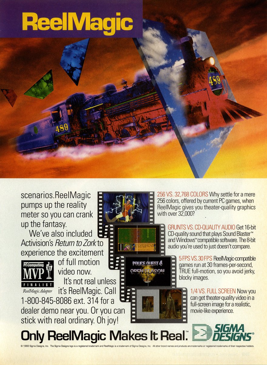 ReelMagic MPEG playback adapter
Source: Electronic Entertainment 1 (January 1994)
Scan Source: RetroMags

#retrogaming #dosgaming