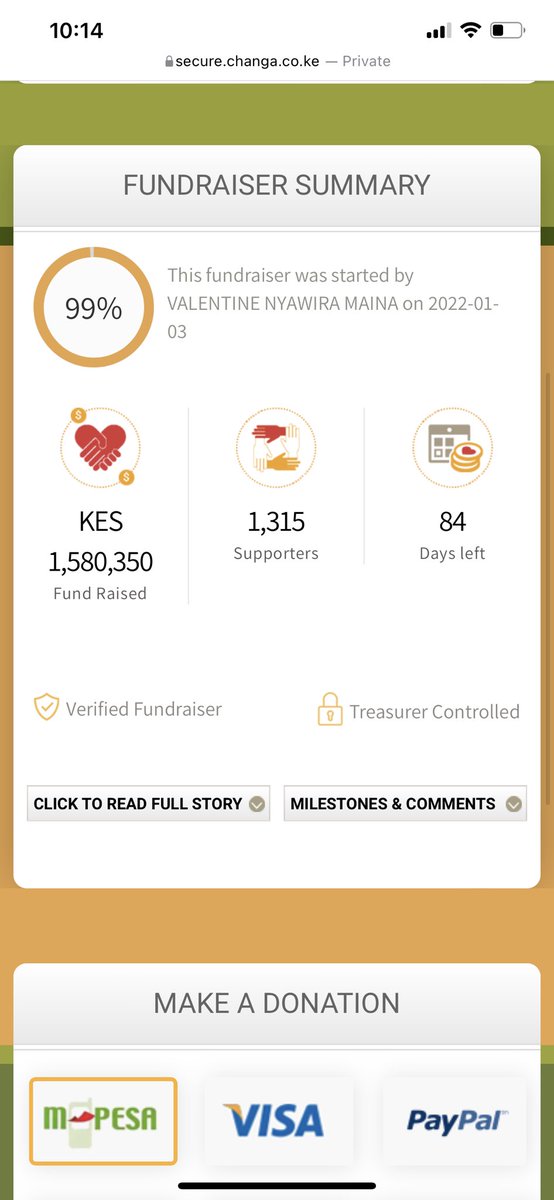 SkizaMunesh's tweet photo. 20K to go! ππ½ππ½ππ½ππ½ #100ForCleo https://t.co/x4hRaPMVwN