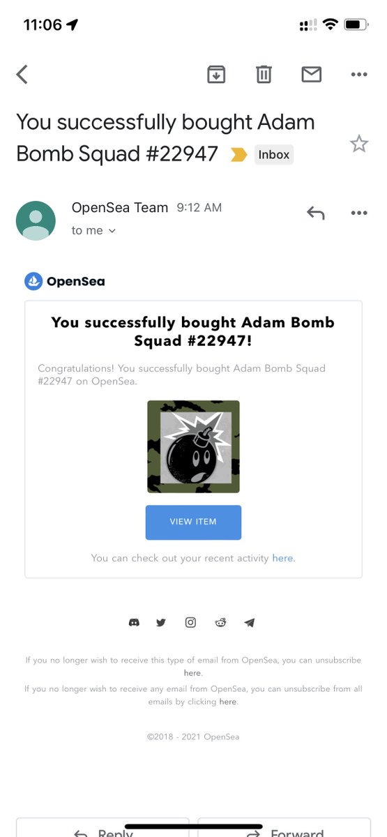 First bomb 💣 LFG! 🚀 
<a href="/GuaBaoPapi/">guabaopapi.eth</a> <a href="/AdamBombSquad/">Adam Bomb Squad</a> <a href="/thehundreds/">The Hundreds</a> #NFT