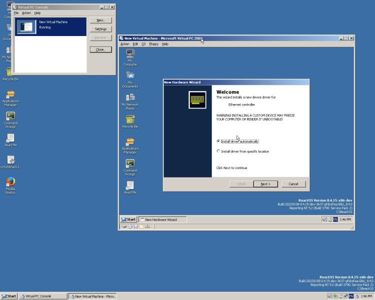 ReactOS on Twitter "Can ReactOS run ReactOS? Yes! Here is the ReactOS