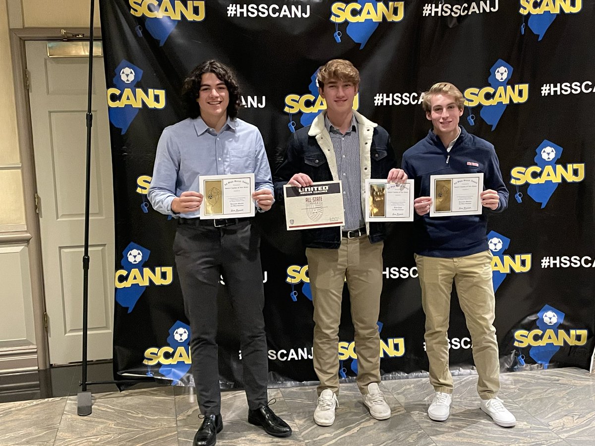 Congrats to All-State honorees Nick Klein, Sebastian Hill, and first team All-State Connor Griffith! Well done men, great job not only this season, but all 4 years!