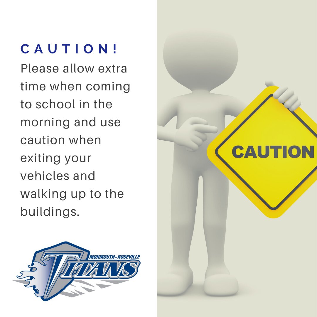 DistOffice238's tweet photo. The M-R custodial staff &amp; outside contractors have been treating surfaces today but there are still areas that are still slippery. Please allow extra time when coming to school in the &amp; use caution when exiting your vehicles and  walking up to the buildings. https://t.co/YVyiFkYUVv