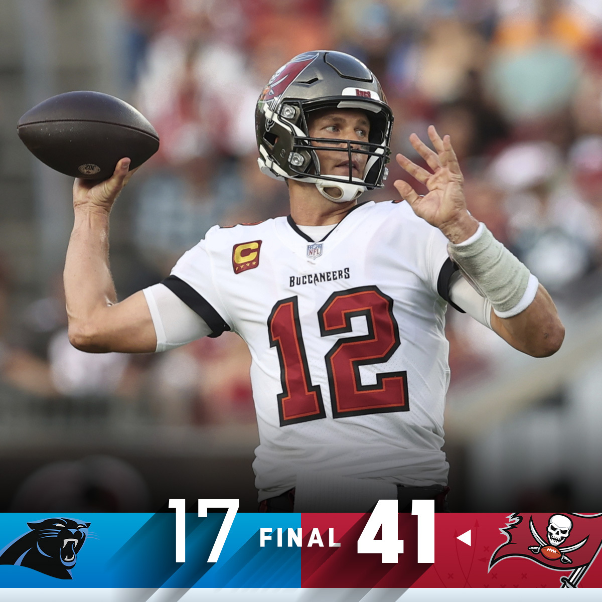 NFL on X: 'FINAL: @Buccaneers finish with a 13-4 record! #GoBucs