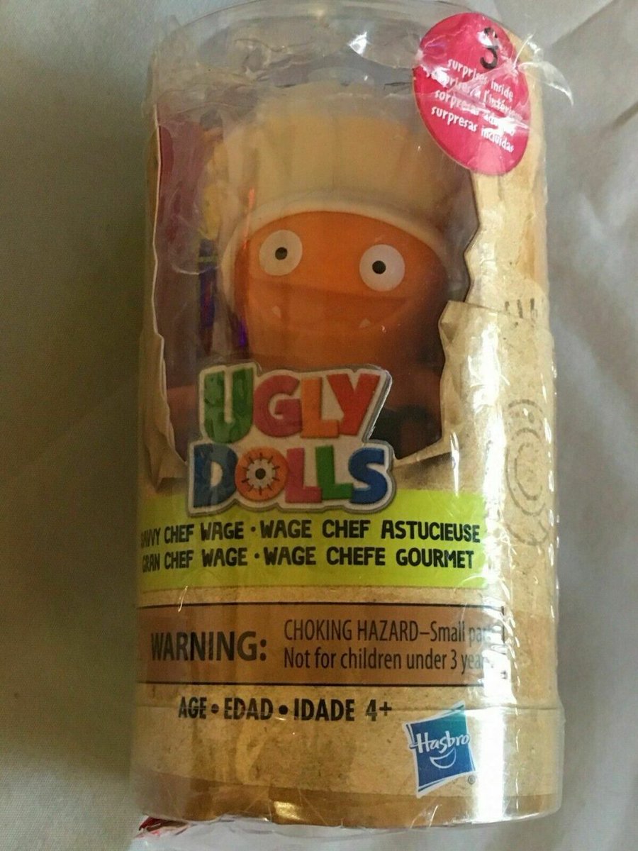ShopKSell's tweet photo. #toys Hasbro Ugly Dolls Surprises Disguise Savvy Chef Wage White Figure &amp; Accessories https://t.co/OwNKkzTLGM https://t.co/3UBRTaRnVY