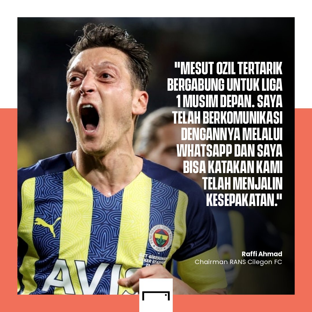 GOAL_ID's tweet photo. Mesut Ozil mungkin akan jadi bintang dunia lainnya yang bermain di Indonesia 👀👏🔥

Akankah transfer ini benar-benar bisa diwujudkan? 🤔

#Liga1 #RANSCilegonFC https://t.co/XqjOTYufBp