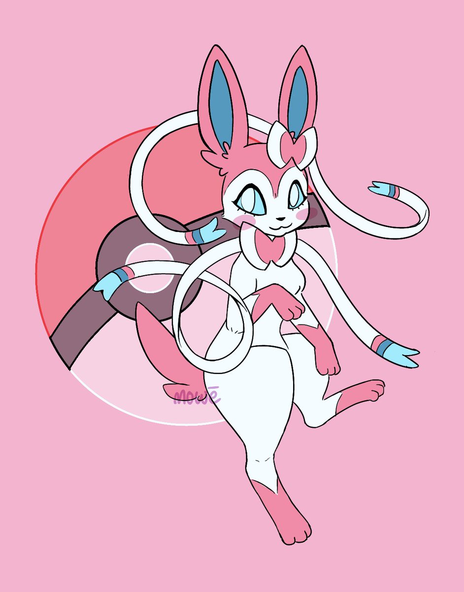 tanukiwichan's tweet photo. #sylveon #Pokemon https://t.co/xw08oRBupn