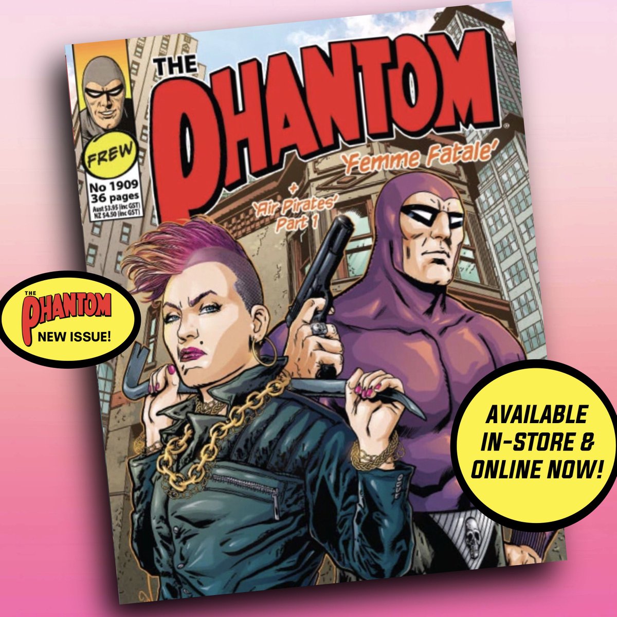 It’s here, our first comic of the year. 🤯 Issue #1909 is available for you to own in-store and online NOW! 💃

Subscribe to Phantom at phantomcomic.com.au so you never miss a release. #ThePhantom