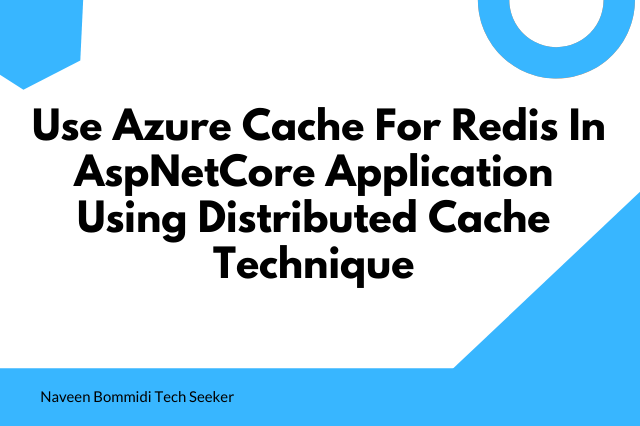 NaWin512's tweet image. Use Azure Cache For Redis In AspNetCore Application Using Distributed Cache Technique[.NET6]

#dotnet6 #aspnetcore6 #azure #redis 

learmoreseekmore.com/2021/12/dotnet…