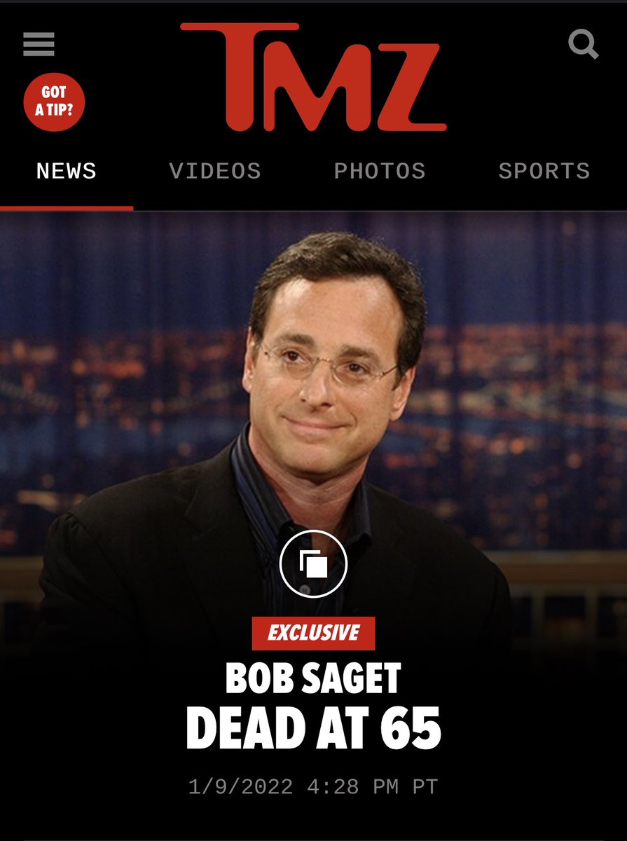 JustJohnFacey's tweet photo. #RIPBobSaget #BobSaget #TMZ https://t.co/4ct3pBWAaG