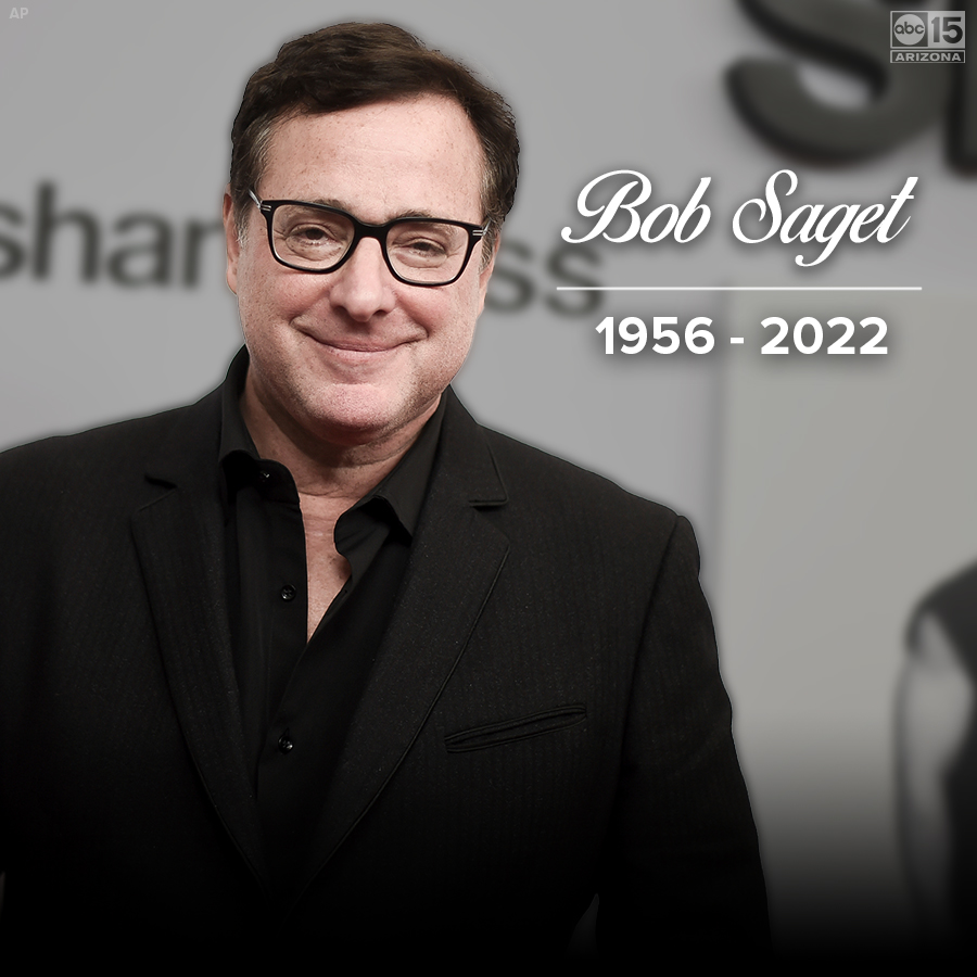 abc15's tweet photo. #BREAKING: Actor Bob Saget, known for his role on "Full House," has died at the age of 65, according to the Orange County Sheriff's Department. https://t.co/VibQP5mpbH https://t.co/yByg4LlUlw