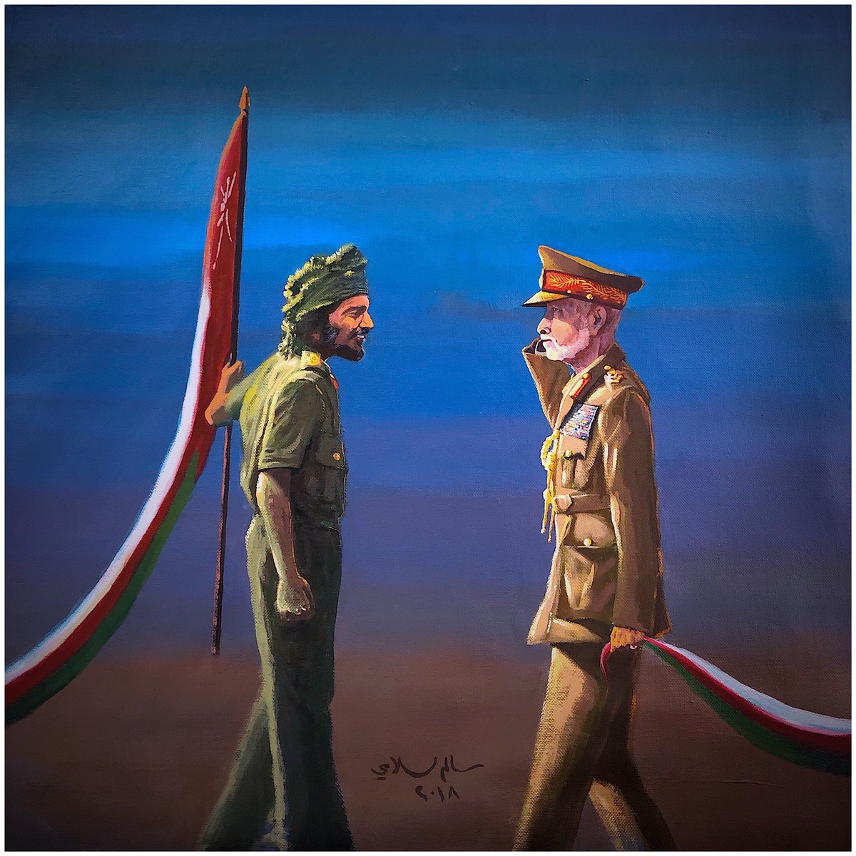 ماذا بينك وبين الله ..شعب كامل يحن اليك ومحبه غريبه لك منذ ان رحلت ..رحلت ولكن بقيت في قلوب ابناءك الاوفياء..لن ننساك ابي العظيم.                                                           #قابوس_في_قلوبنا #قابوس_بن_سعيد