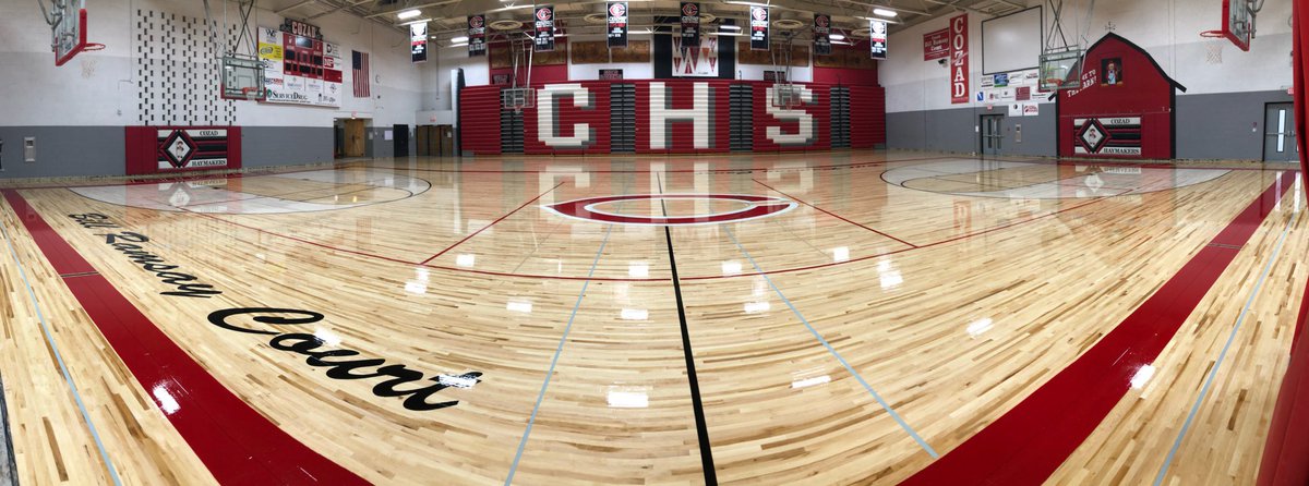CoachYilk's tweet photo. @CoachDinslage @and_gyms @pendragonupdate @ampferg Updated look at The Barn and Bill Ramsay Court! https://t.co/DOC5T0Zlfa