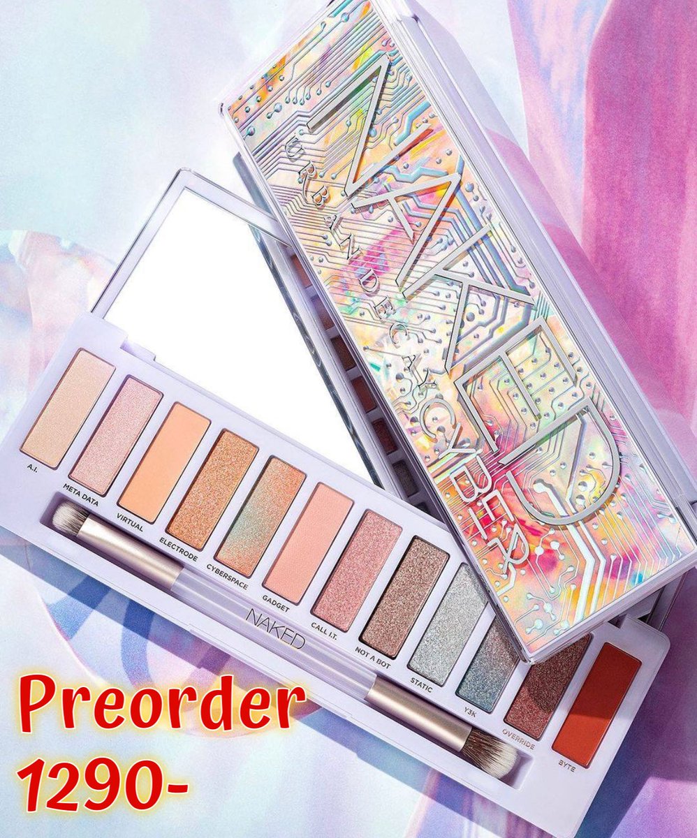 cosmebynancy's tweet photo. 🇺🇸Preorder🇺🇸 Urban Decay Naked Cyber Palette สายเกาต้องมา สีสวยสุดๆ ลด 50% จำนวนจำกัด
ราคา 1290 บาท เท่านั้น
#cosmebynancyพรี #preorderเครื่องสำอางค์ #preorderเครื่องสำอาง #พรีออเดอร์เครื่องสำอาง #พรีออเดอร์เครื่องสำอางค์ #urbandecaythailand https://t.co/BVK2LMSpZy