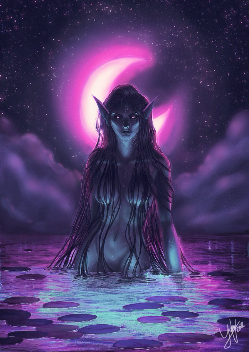 M0rimorr's tweet photo. "A siren can charm even the winds themselves. They are said to reside in waves, for a wave created Aphrodite herself."🧜‍♀️

#Siren #GreekMythology #artistsontwitter https://t.co/6fRyAOuZca