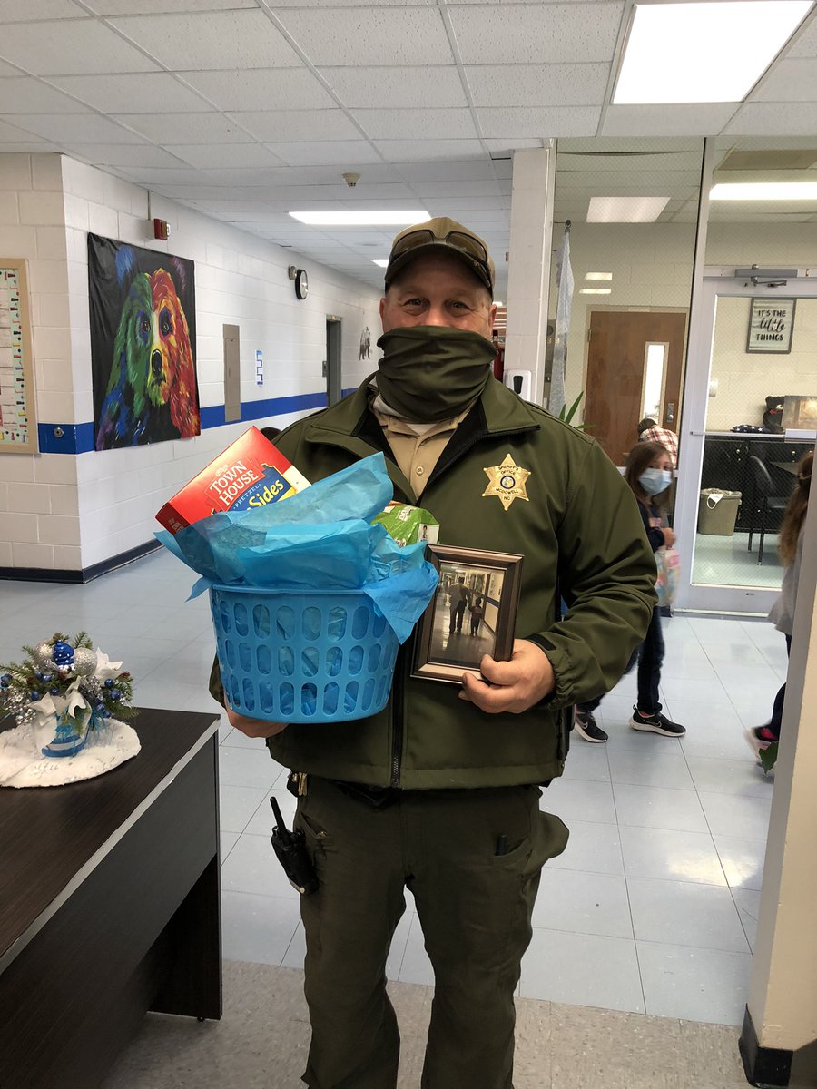 Happy National Law Enforcement Day! We are thankful for Officer Gouge and appreciate all he does for our students, staff, &amp; community.