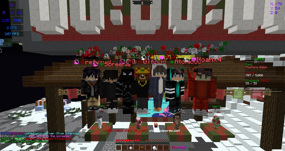 Promoted to Platform Admin on <a href="/ViperMC/">Viper</a> 

Thanks to the management and ownership team on making it possible!