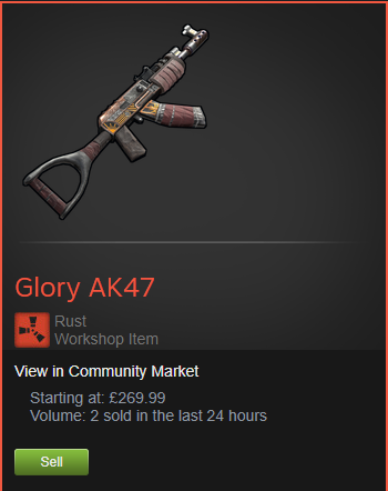 ANOTHER GIVEAWAY🤯!!!! "FOLLOW, LIKE AND RETWEET" for a chance to win an "GLORY" AK skin ($360) in RUST! :) A winner will be chosen a week from now! (17th January) GOOD LUCK!

All made possible by our new sponsor! 
<a href="/Rustypot/">Rustypot</a>