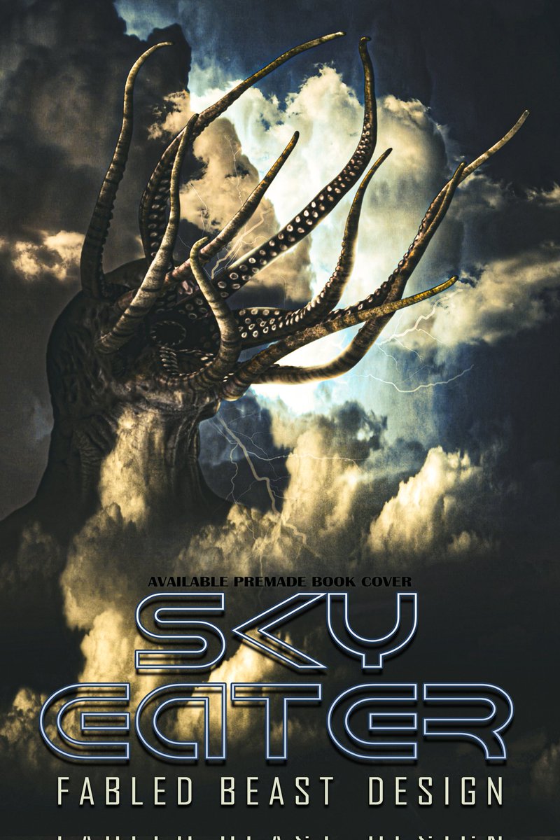 2 new #premadebookcover available. 

Rockpocalypse: 100 USD +25 for full wrap.
Sky Eater: 100 USD +25 for full wrap.

Minor revisions/changes free of charge. DMs open.

#horror #ScienceFiction #Authors #graphicsdesign #artwork #bookcovers #opencommission