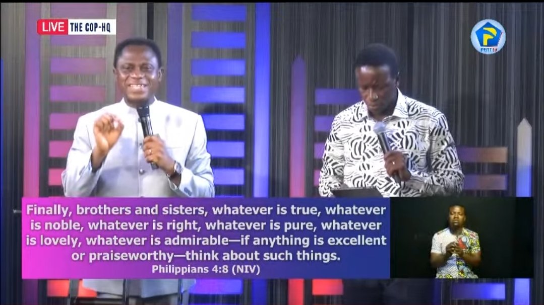 PentTvGh's tweet photo. #Goodthinking 👍🏼🤔 vs #badthinking 👎🏼🤔 o  #specialsundayservice with @Apsericnyamekye on @PentTv Gh @thecophqofficial https://t.co/vL3ljIHZ2F