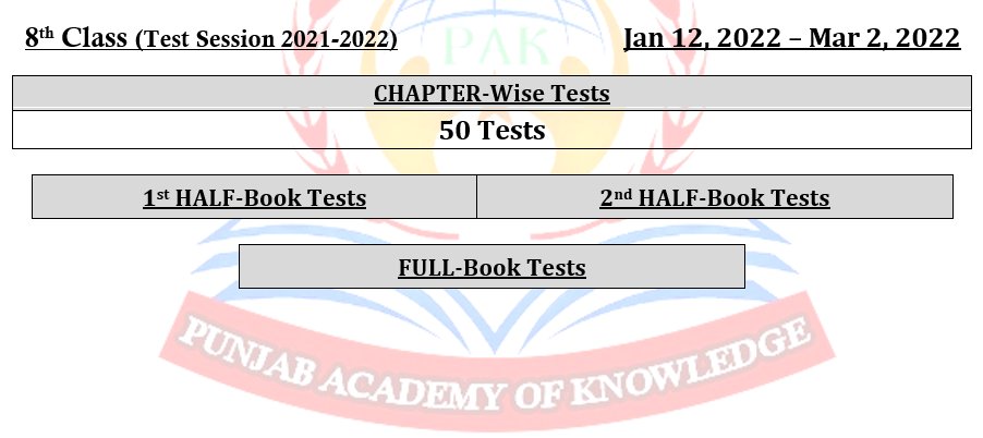 academy_punjab's tweet photo. #8thClass #TestSession is going to be starting w.e.f. January 12, 2022.
#PAK
#NEVER_Give_Up_on_your_Dreams https://t.co/CJ02ZF8vLR