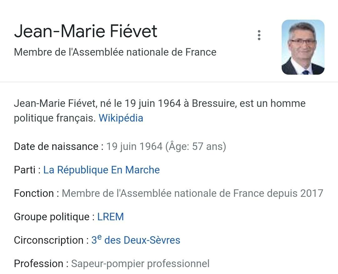 Jean-Marie Fiévet a voté le Pass Vaccinal De La Honte !