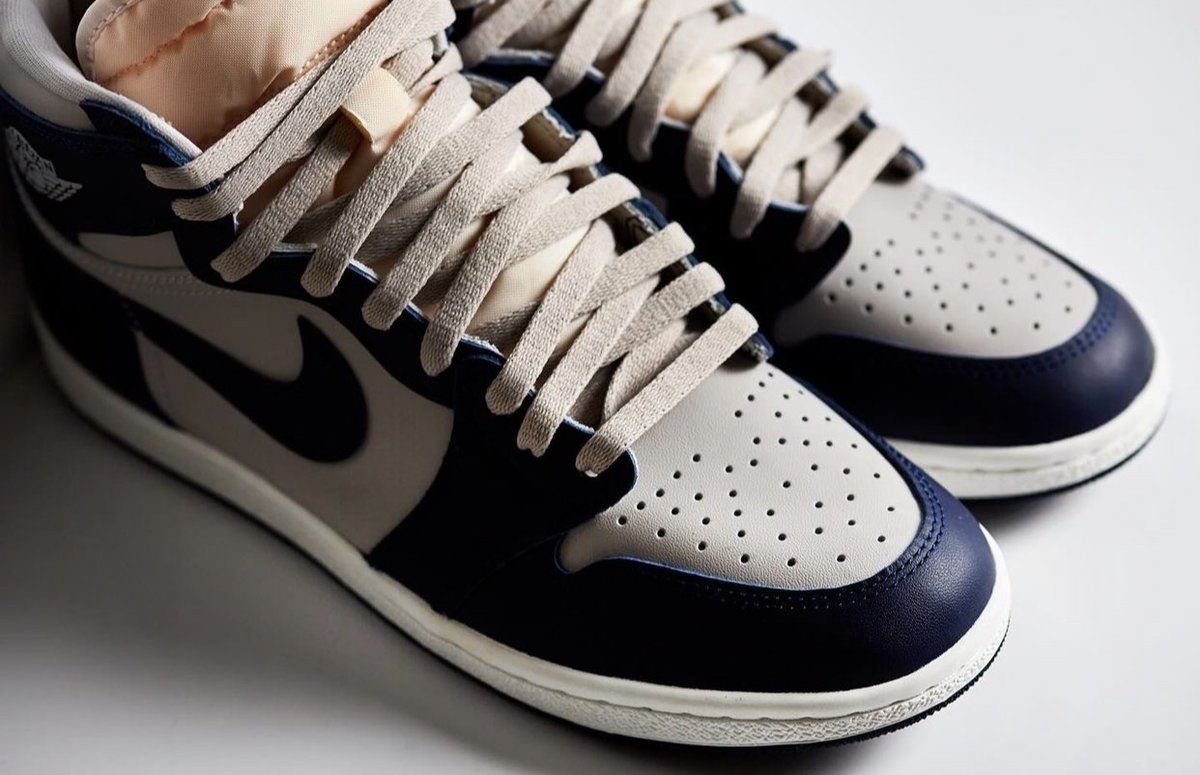 kicksonfire's tweet photo. The Air Jordan 1 High 85 Georgetown debuts in a few months. Diggin’ this colorway? ☑️ 👽 https://t.co/8shPuo2Pcl