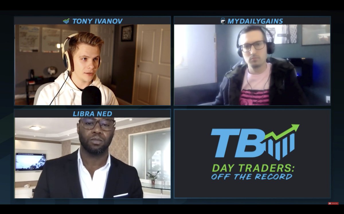 mydailygains's tweet photo. Good times chatting with Ned on our latest Podcast episode, he's been on one hell of a trading journey, it is a must watch episode! https://t.co/9YuZUJVliT #daytraders #podcast https://t.co/jdEJ7kbW85